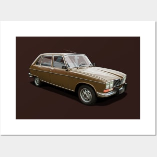 1973 Renault R16 TX in brown Posters and Art